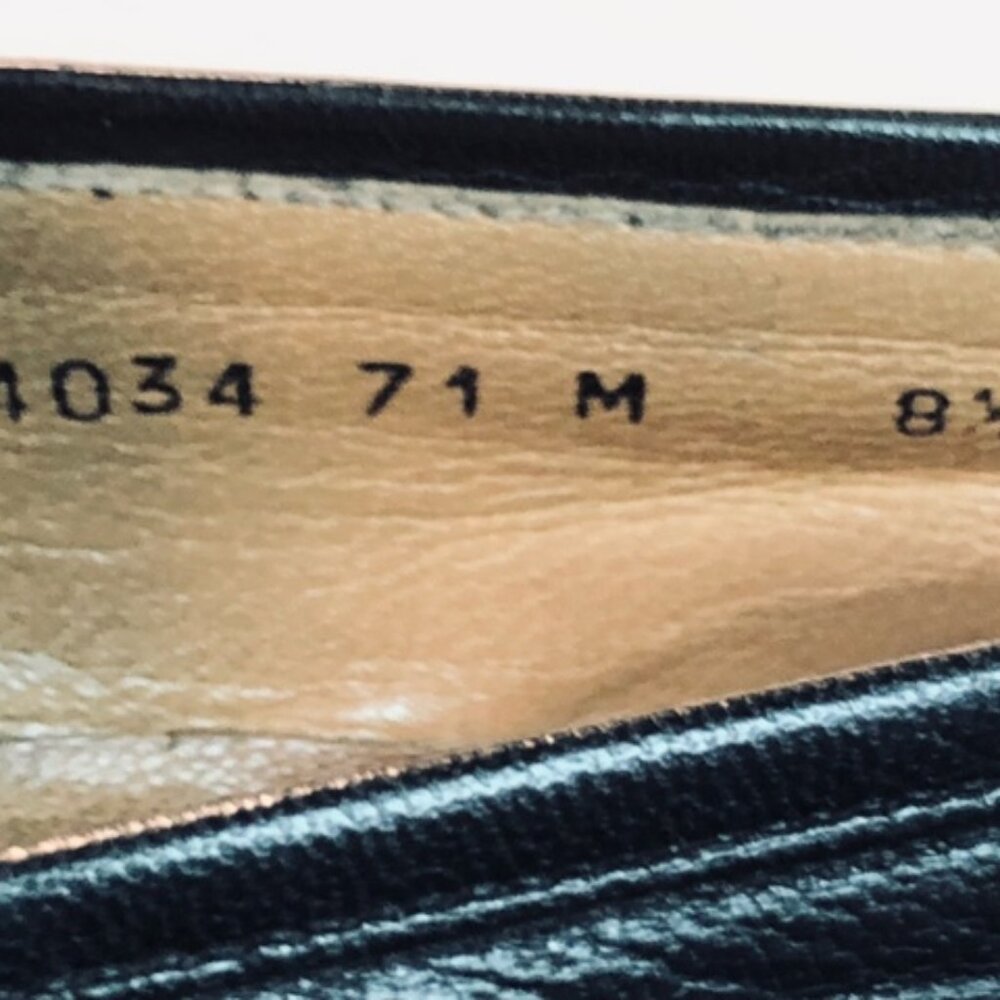 Bruno Magi Hand Numbered 4034 Midnight Blue Made in Italy 8 ½ M - Picture 7 of 7